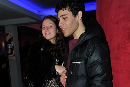 La actriz junto a su novio, Balthazar Murillo