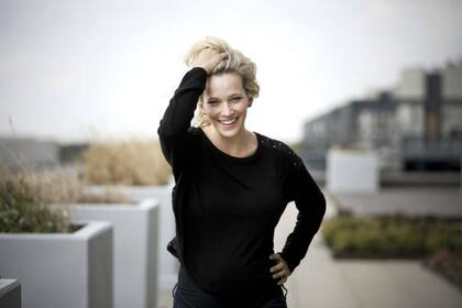 La actriz llevó a la pequeña de 7 meses a un show de su papá