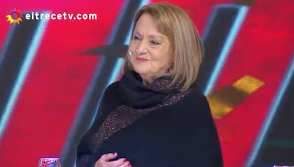 La actriz Mercedes Carreras estuvo invitada como jurado al programa de Guido Kaczka (Foto: Captura de video)