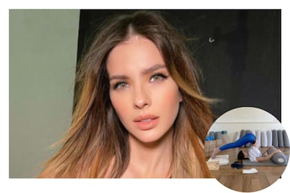 La actriz mostró cómo es su rutina de ejercicios y elongación