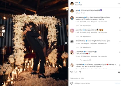 La actriz Nina Dobrev está comprometida con Shaun White