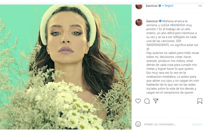 La actriz promocionó el lanzamiento de su proyecto con un profundo mensaje sobre los temas de género