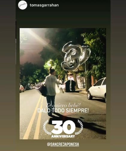 La actriz, que cumple años hoy, recibió los primeros saludos pasadas las doce