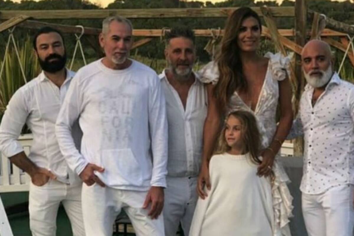 La actriz realizó un doble festejo en las playas de Mar del Plata