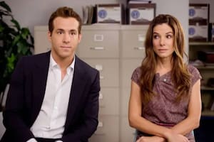 La actriz recordó el rodaje de una escena de la comedia romántica La propuesta