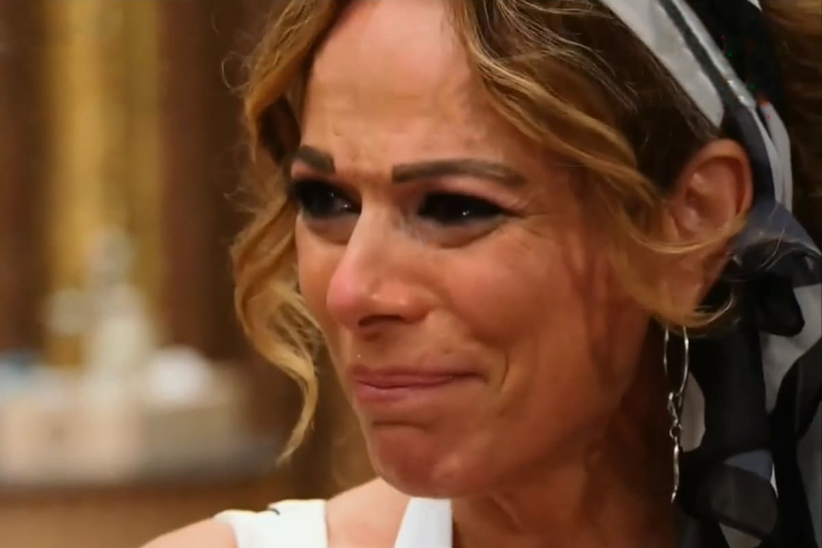 La actriz rompió en llanto cuando recordó las últimas comidas que le preparó a su padre, Juan Carlos Calabró