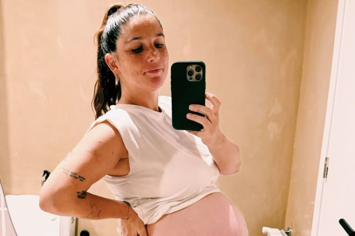La actriz se convirtió en mamá por tercera vez de Timoteo
