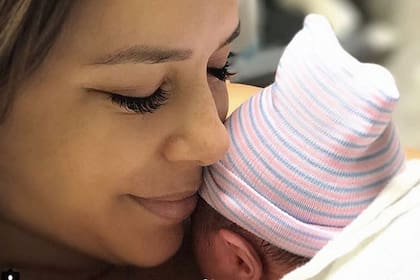 La actriz fue mamá por primera vez a los 43 años
