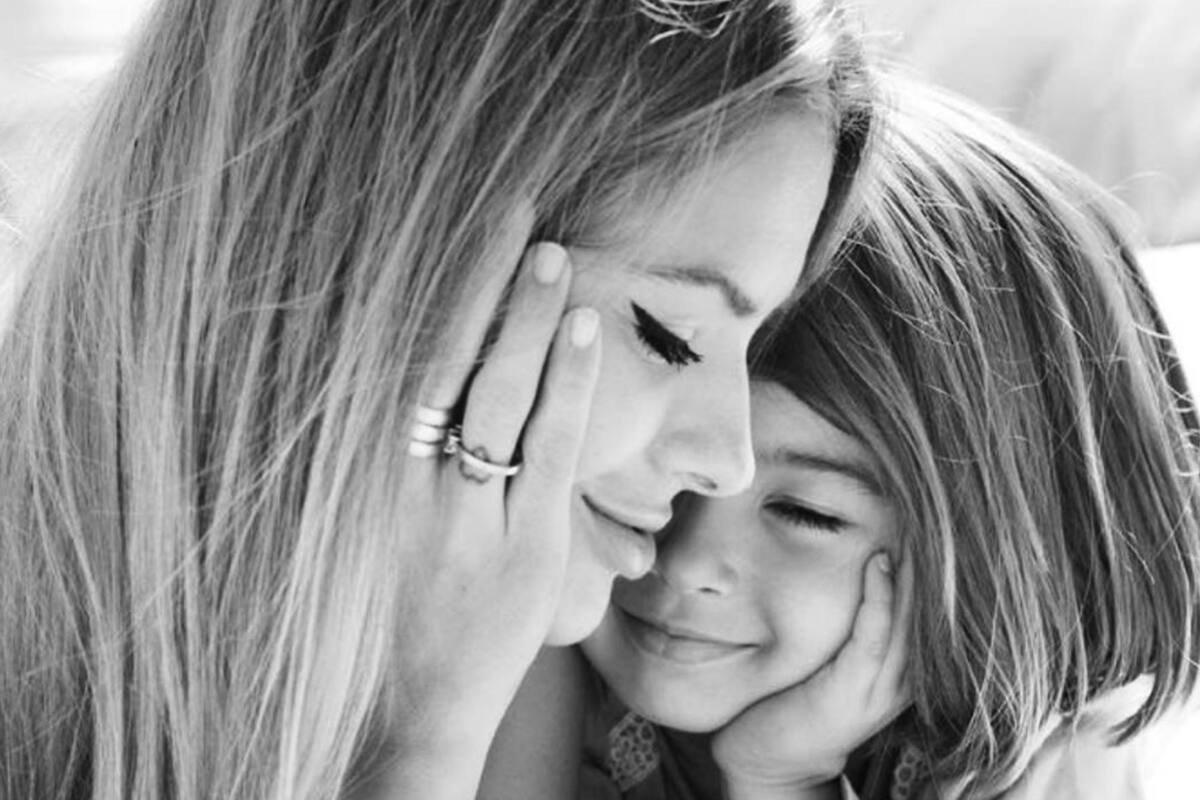 La actriz subió a su cuenta de Instagram dos imágenes con las que le da gracias a la vida