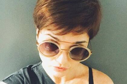 La actriz volvió a su pelo corto