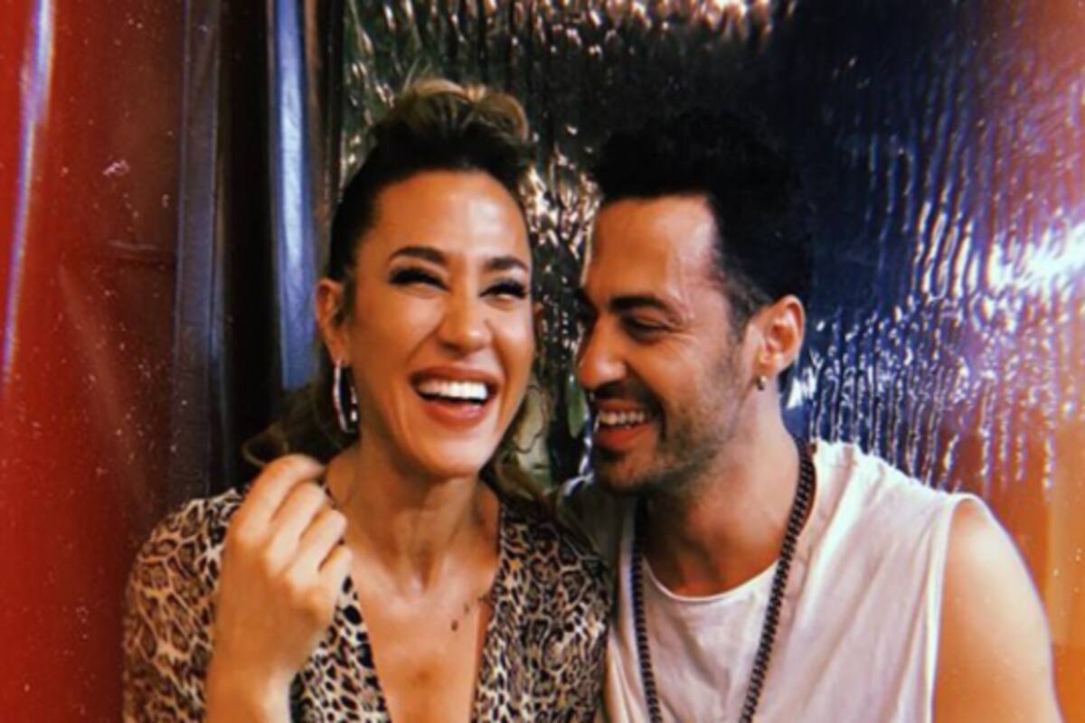 La actriz y cantante subió las imágenes con su novio y partenaire del Bailando a su cuenta de Instagram