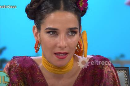 La actriz y conductora vio extrañas luces en el cielo. Fuente: El Trece