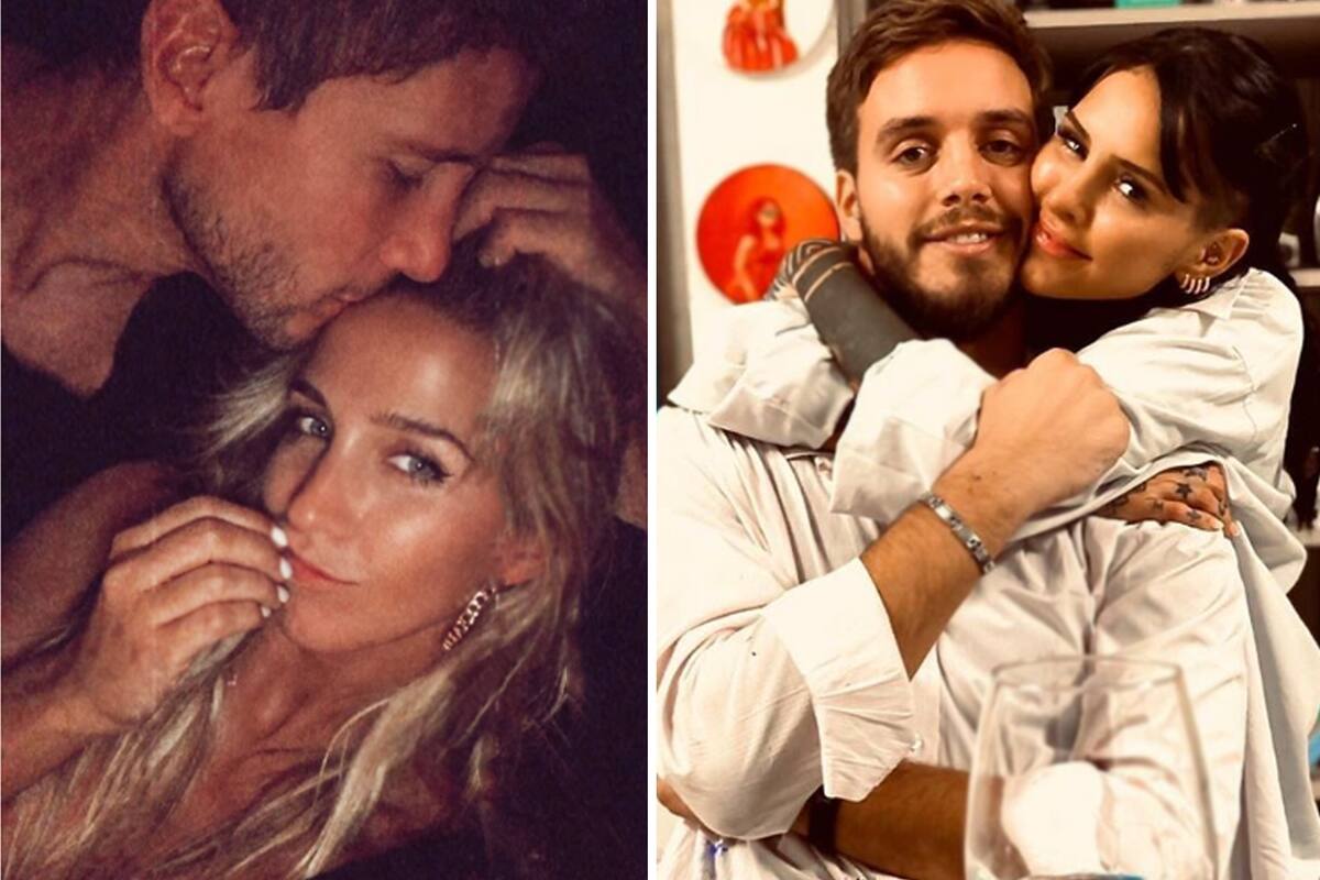 La actriz y la cantante tuvieron sus momentos románticos en las redes: cada una le declaró su amor a sus respectivos novios