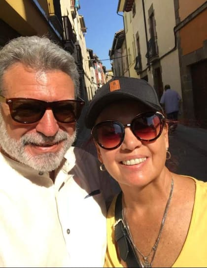 La actriz y su actual pareja, el físico Daniel Secondo