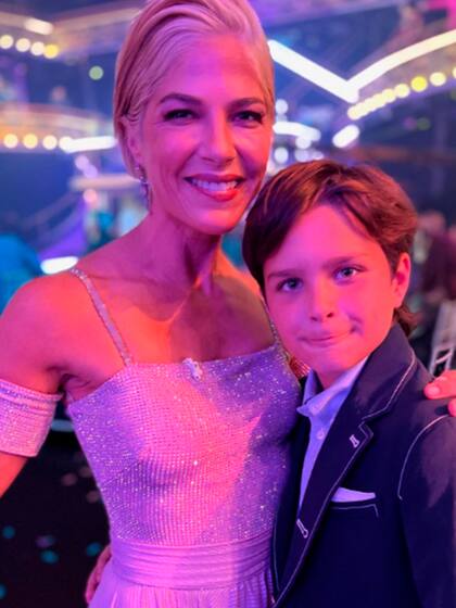 La actriz y su hijo Arthur