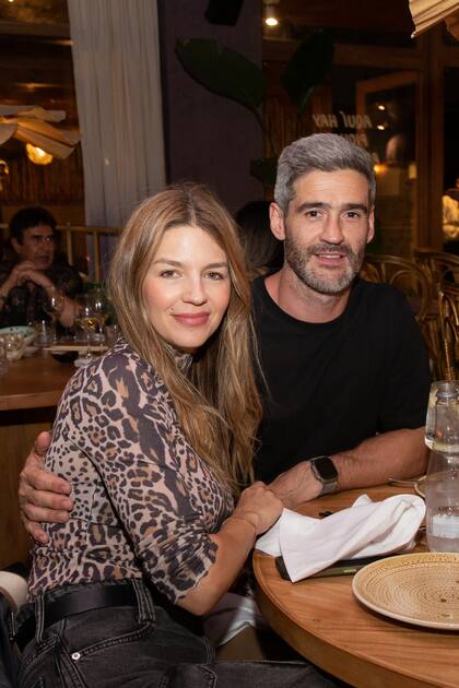 La actriz y su marido Fernando Sieling.