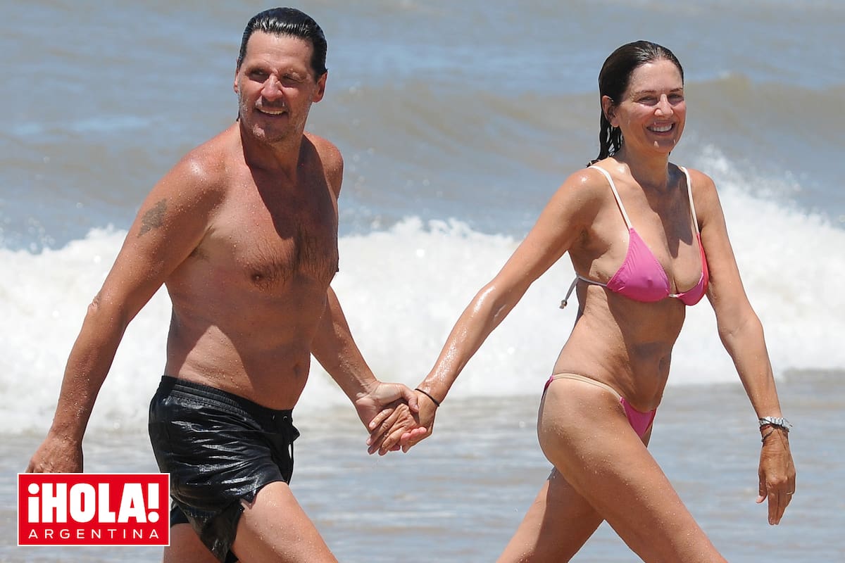 La actriz y su marido Lucas, con quien está a punto de cumplir 30 años de amor.