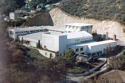 La actual residencia del actor vista desde el exterior. Foto: Archivo histórico Lookout Mountain Laboratory