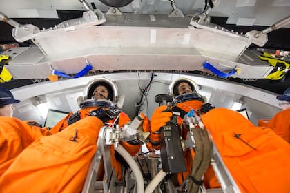 La adaptación del interior de Orion es adecuada para viajar en el espacio