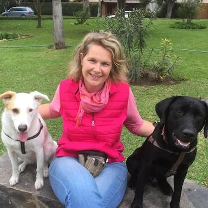 La adiestradora canina Christine Spitta es experta en educar a través del refuerzo positivo