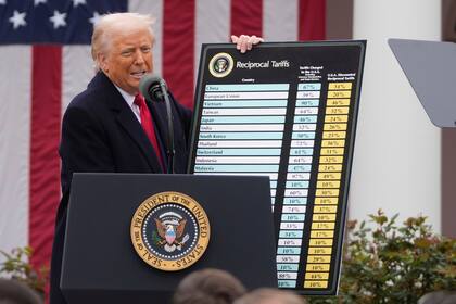 La Administración Trump apeló el fallo de la Corte en contra de los aranceles (AP Foto/Mark Schiefelbein, Archivo)