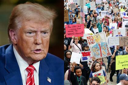 La administración Trump no ha brindado declaraciones concretas sobre las últimas protestas contra el presidente y critican al Partido Demócrata por "politizar" a las Fuerzas Armadas