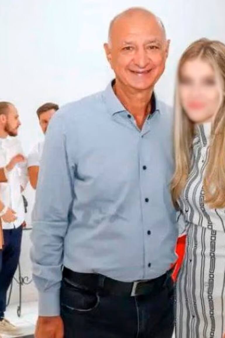 La adolescente Kauane Rode Camargo y su marido, el alcalde Hissam Hussein Dehaini. (foto: RRSS)