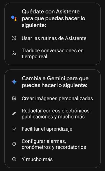 La advertencia de Google al instalar Gemini como reemplazo del Asistente en Android