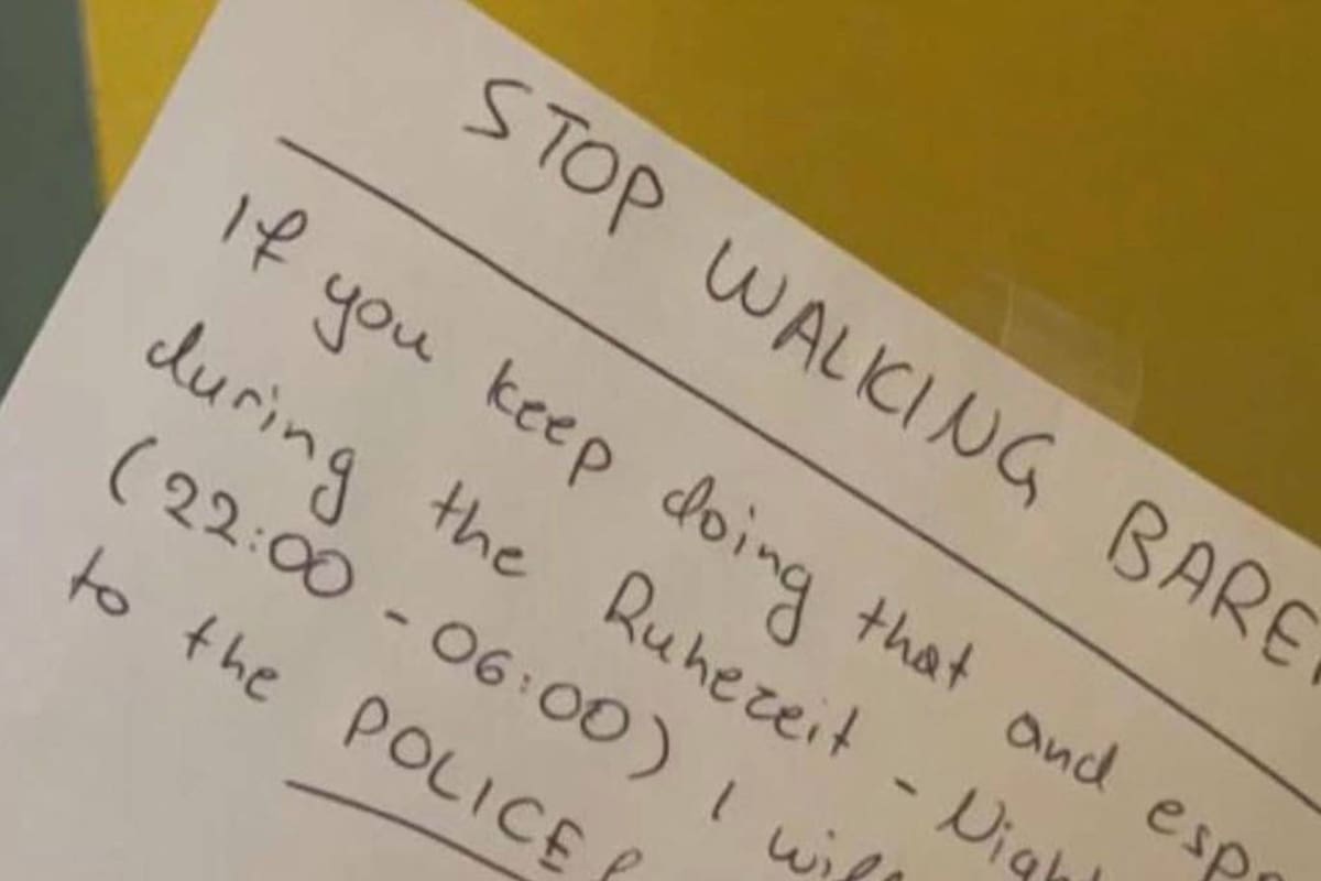 La advertencia de un alemán para un vecino por que realizaba una acción habitual llamó la atención de Guido, un argentino que vive en Hamburgo