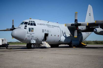Un Hércules de la Fuerza Aérea Argentina