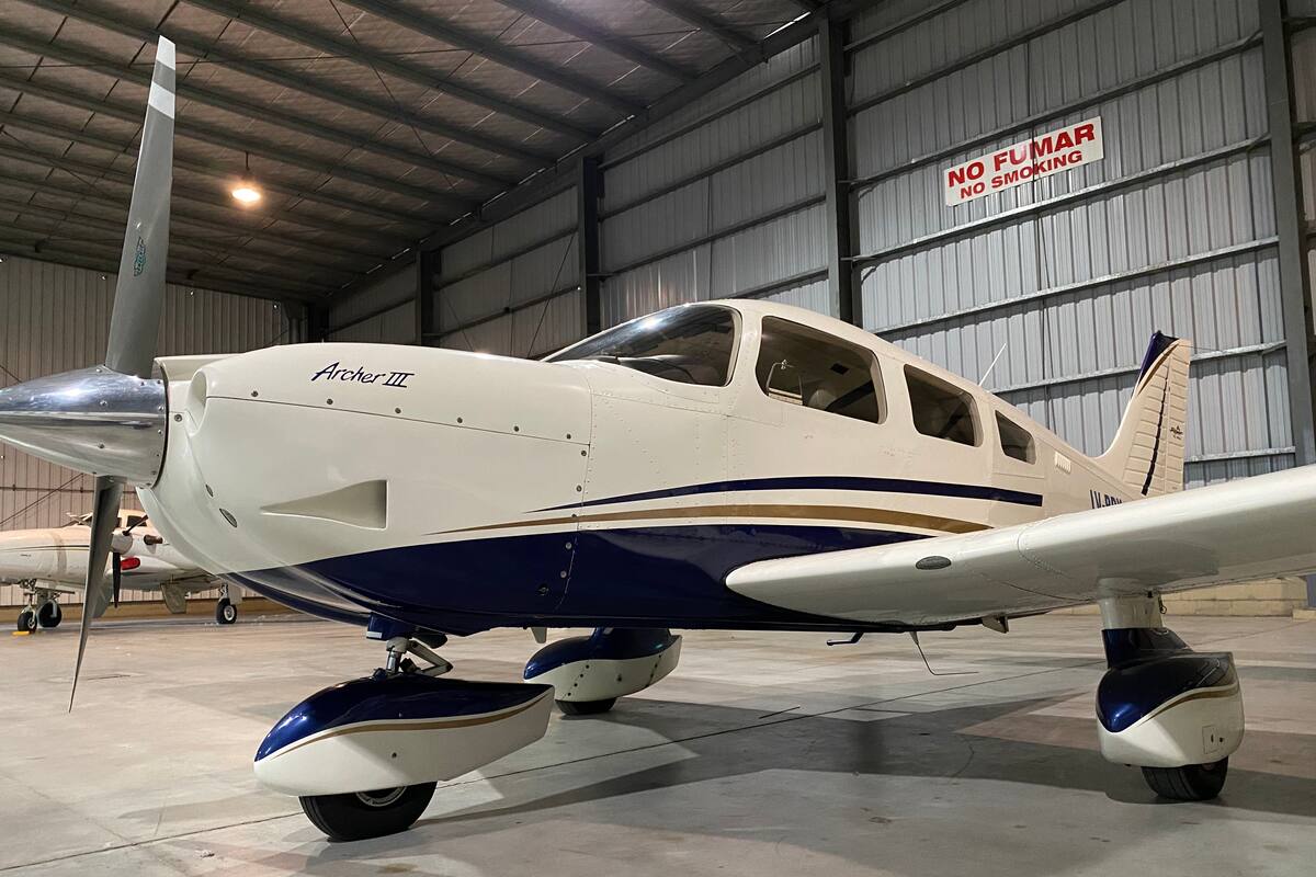 La aeronave se subasta por una base de US$156.000