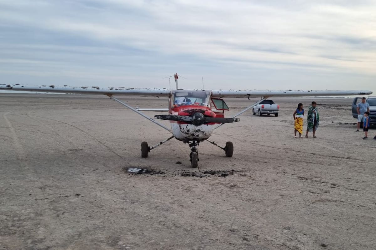La aeronave sufrió daños considerables tras el incidente