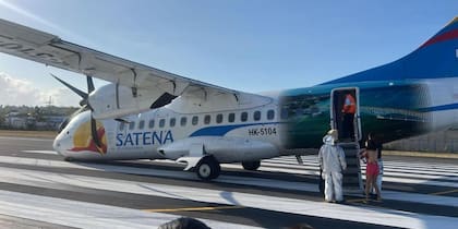 La aeronave tuvo una retracción de su tren de aterrizaje. Los pasajeros y tripulantes pudieron evacuar de manera segura