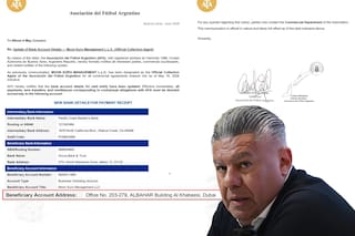 “Chiqui” Tapia cambió el esquema de cobros y puso a una sociedad de Dubai como “agente de recaudación”