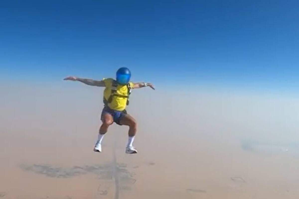 La afición de Lewis Hamilton para despejar la mente: el paracaidismo