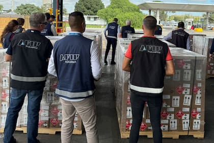 La AFIP inspecciona un cargamento de repelentes que llegó desde México