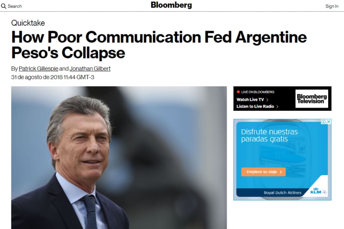 La agencia de noticias financieras opina que la falta de una estrategia clara de largo plazo afecta negativamente en la confianza de los inversores