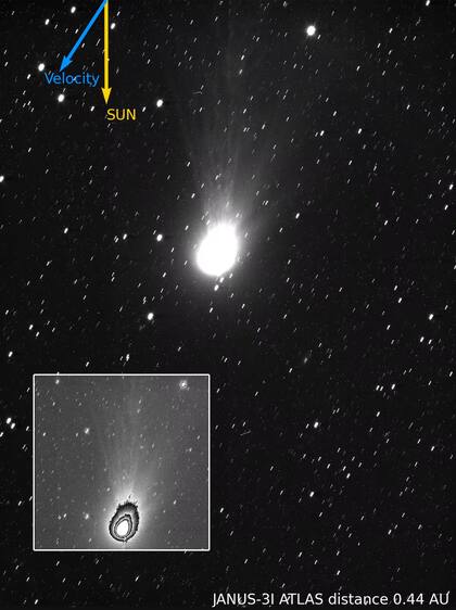 La Agencia Espacial Europea pudo estudiar a 3I/ATLAS gracias a la misión JUICE