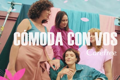 La agencia Lanzallamas presentó la campaña Cómoda con vos, para Carefree, con el objetivo de naturalizar la utilización de protectores diarios en situaciones cotidianas.