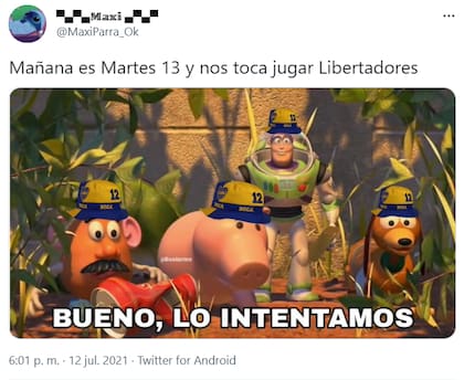 La agenda deportiva se coló hoy en los memes sobre el martes 13.