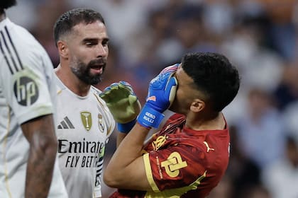 La agresión de Dani Carvajal a Gerónimo Rulli