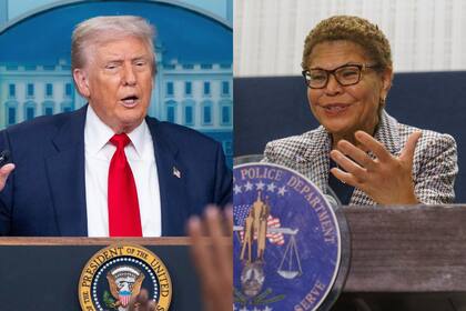 La alcaldesa de Los Ángeles, Karen Bass, apuntó contra Donald Trump por su estrategia en Washington D.C.