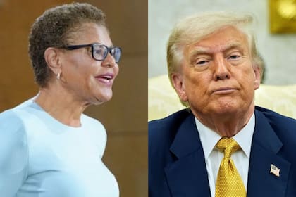La alcaldesa de Los Ángeles, Karen Bass, indicó que "ellos son quienes deben enviar ese mensaje"