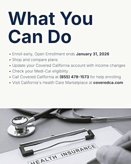 La alcaldesa invita a comprar planes y actualizar la cuenta de Covered California