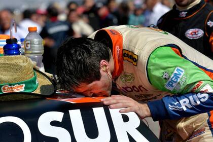 La alegría de Castellano, vencedor en El Villicum