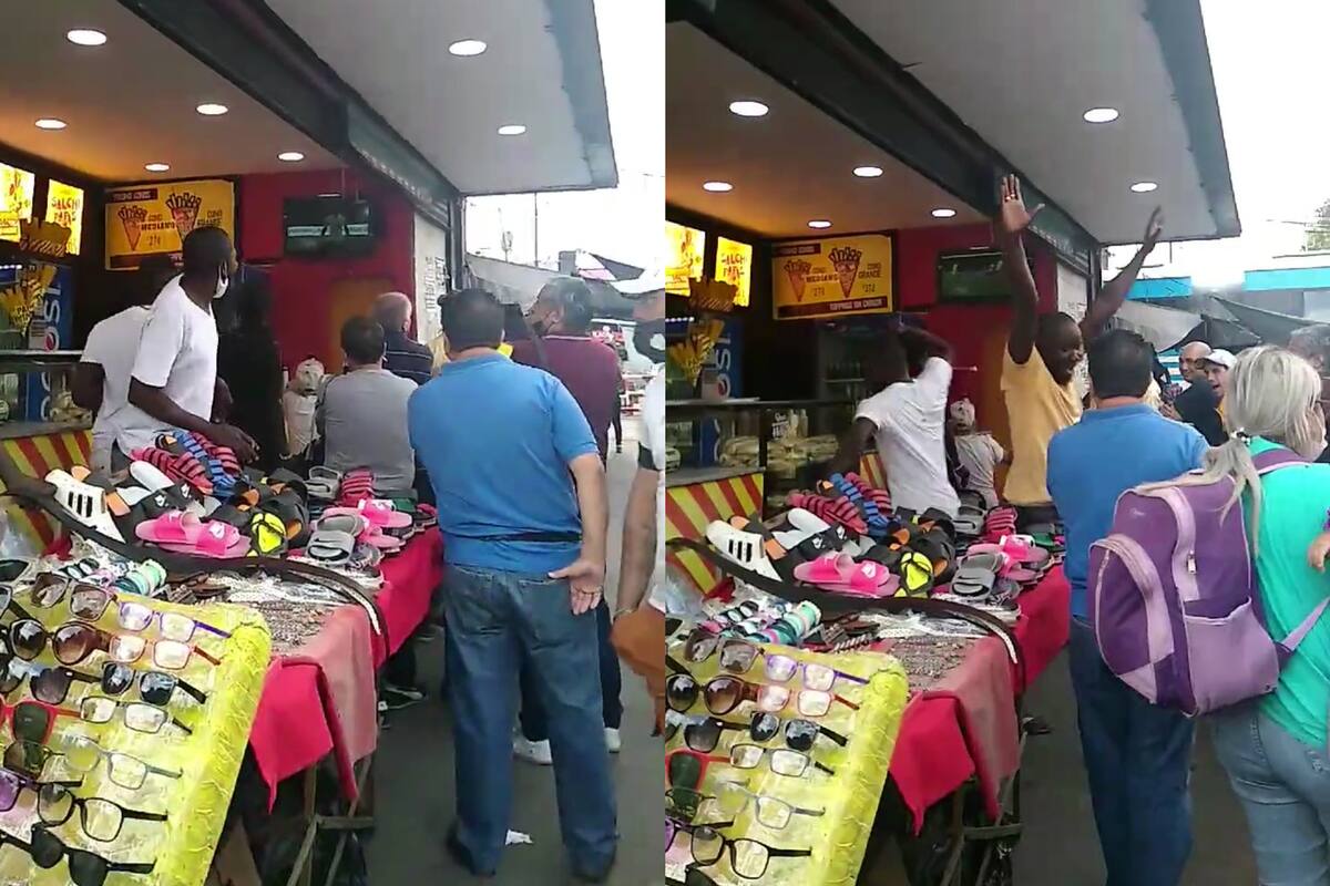 La alegría de los senegaleses por la clasificación de su selección en las calles de Morón