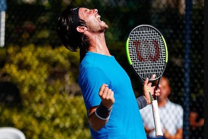 La alegría de Thiago Tirante, al coronarse en el Orange Bowl