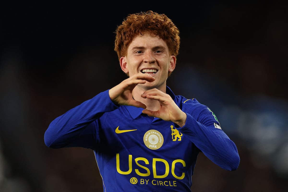 La alegría de Valentín Barco, que cambió el humor de los hinchas luego de su primer gol en Chelsea