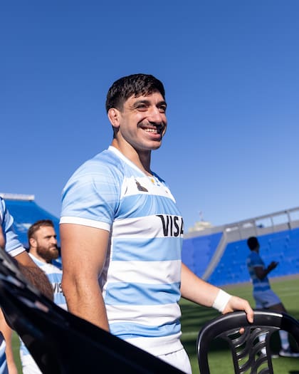 La alegría por el regreso: su último partido había sido en septiembre de 2024, por el Rugby Championship
