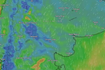 La alerta amarilla por fuertes vientos rige en 4 provincias argentinas este martes